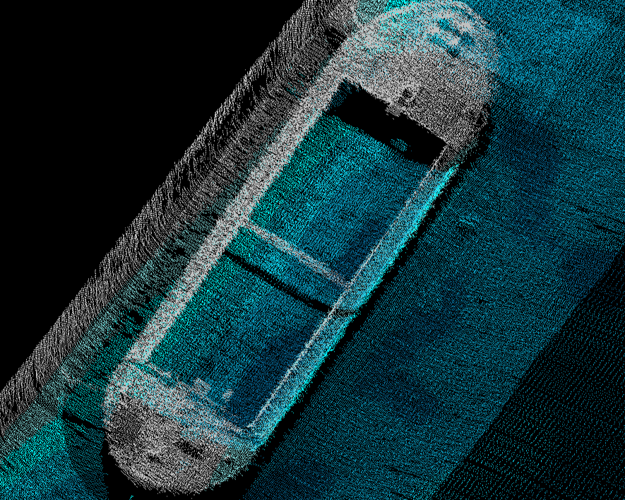 MBES - Sunken barge 3