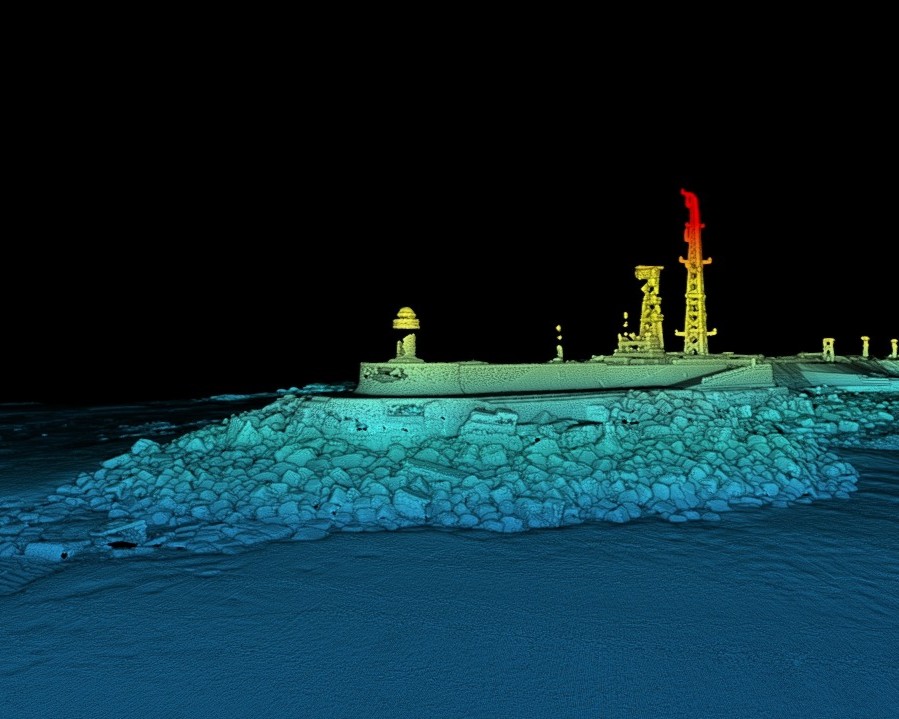 Vessel LiDAR + Multibeam Modelling 1