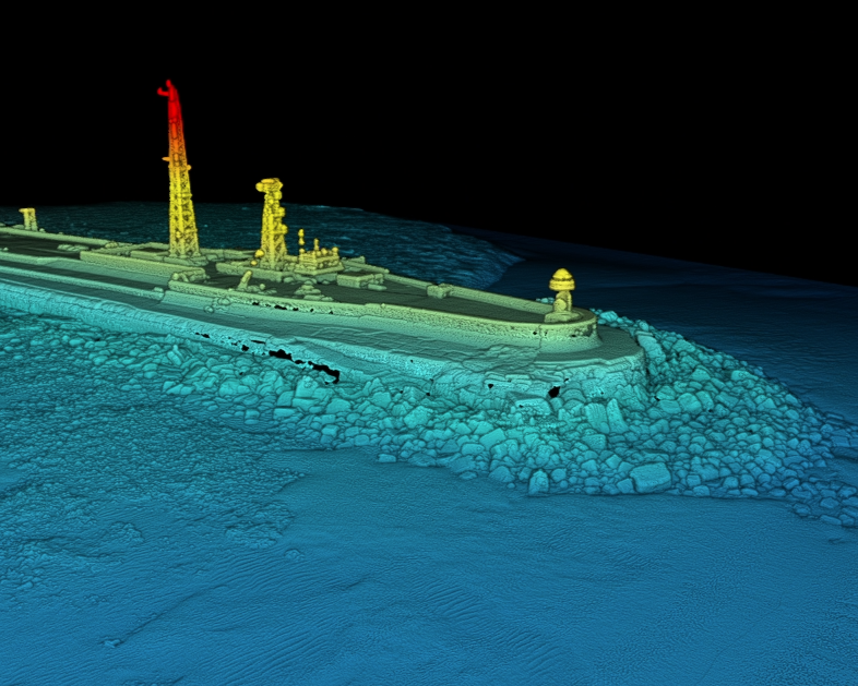 Vessel LiDAR + Multibeam Modelling 2