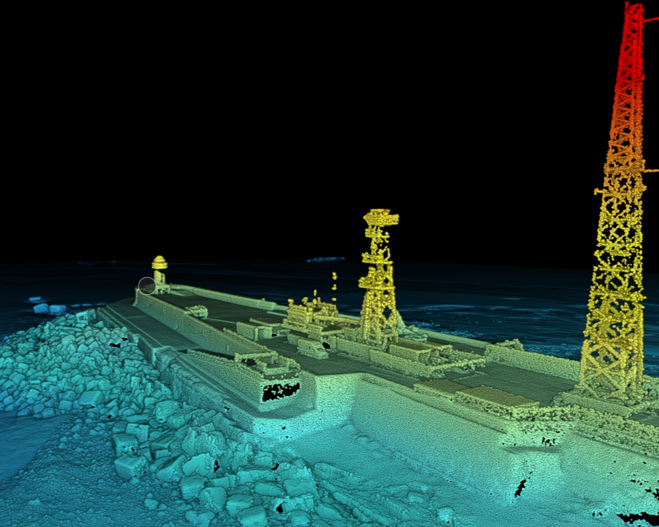 Vessel LiDAR + Multibeam Modelling 4
