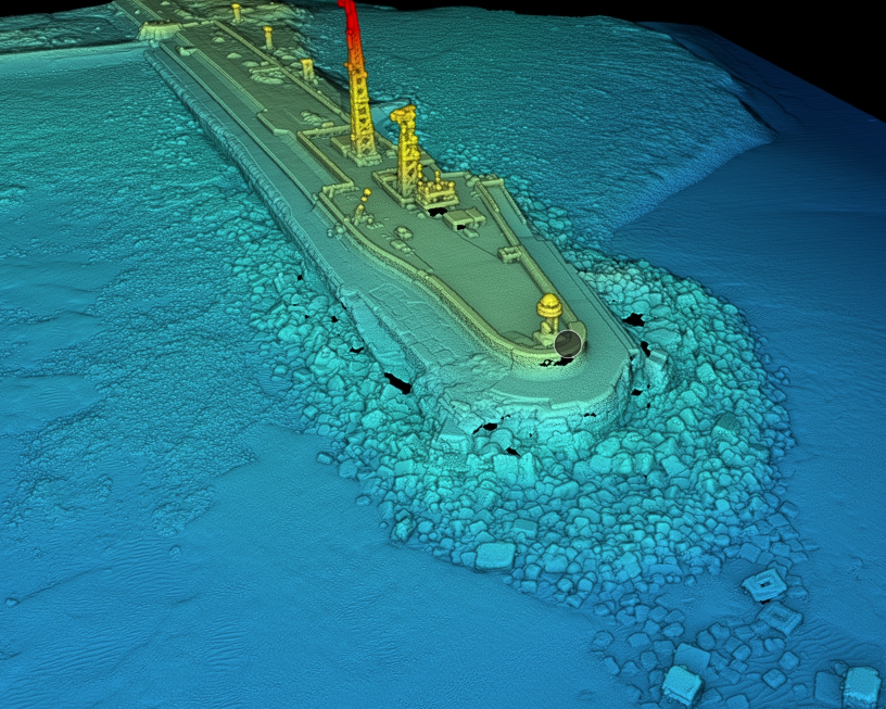 Vessel LiDAR + Multibeam Modelling 5