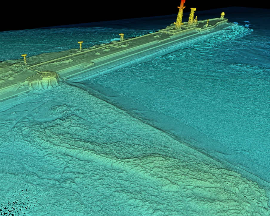 Vessel LiDAR + Multibeam Modelling 6
